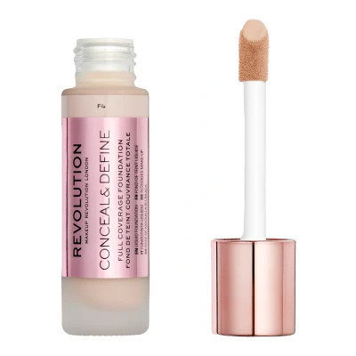 Bild av Makeup Revolution Conceal &amp; Define Foundation Foundation, Storlek: 23 ml, F4
