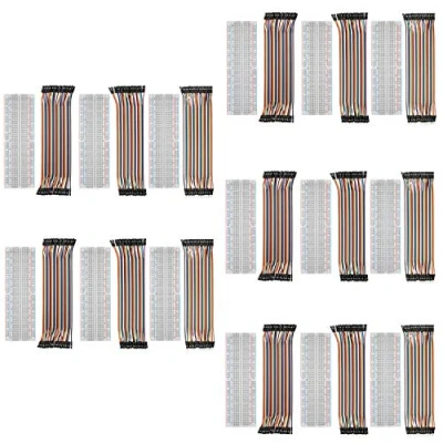 Bild av AZDelivery 5 x breadboard Kit 3x Jumper Wire m2m / f2m f2f + Set med 3 MB102 kompatibel Arduino och Raspberry Pi inklusive en E Book!