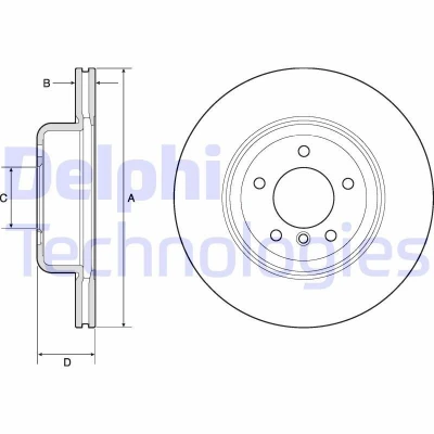 Bild av DELPHI BG9162C Disque de frein 330 24 5 ventilé revêtu à haute teneur en carbone sans roulement roue, bague ABS BMW: Z4 Roadster