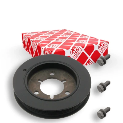 Bild av FEBI BILSTEIN 33796 Poulie Damper 6PK 140, 128 5 avec vis/boulons, pour vilebrequin Bosch Mahle Turbo NEUF CITROËN: Berlingo / First I