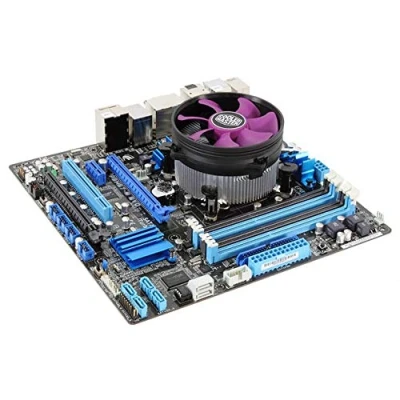Bild av Cooler Master X Dream i117 CPU Luftkylare 60.4mm Lågprofil Kylfläns med Korsdesign, 95mm Tyst Fläkt (19 dBA, 1800 RPM), Push Pin Klipp Installation Kompatibel Intel LGA 1200 Sockel