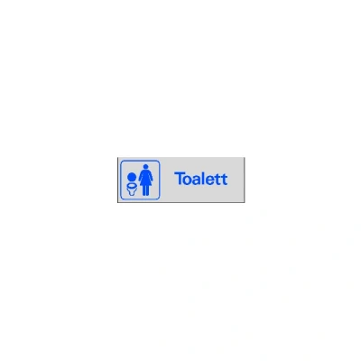 Bild av SKYLT 386950 SYMBOLSKYLT TOALETT DAM 225X80MM Beijerbygg Byggmaterial