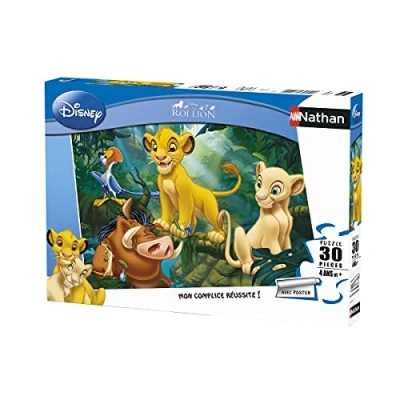 Bild av Nathan 86313 pussel barnklassiker Simba &amp; Co., 30 bitar