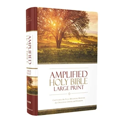 Bild av Amplified Holy Bible, Large Print, Hardcover: Captures the Full Meaning Behind Original Greek and Hebrew