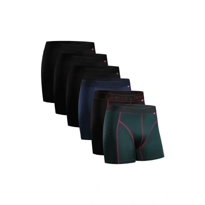 Bild av Danish Endurance 6 PACK Performance Boxershorts, Storlek: Large, Black/multicoloured