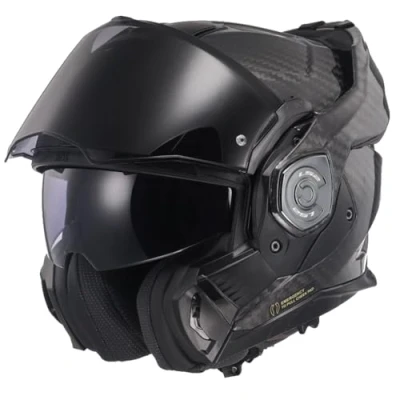 Bild av LS2, Motorcycle modular helmet ADVANT X Carbon black, XXL
