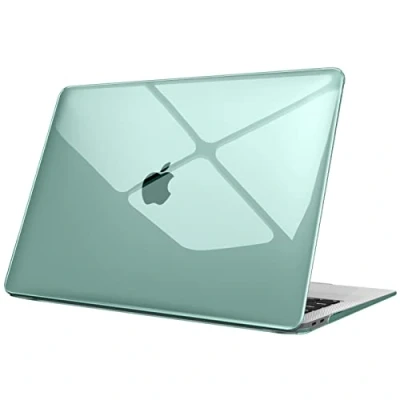 Bild av Fintie fodral kompatibelt med MacBook Air 13 (20182020 version) A2337(M1)/A2179/A1932, ultratunt skyddande i hårdskal snäppfäste, tum retina, mörkgrön