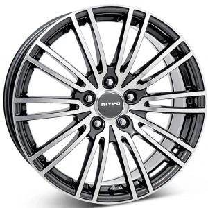Bild av Nitro Turismo FF Gloss Gun Polished 9.5x20 5/130 ET64 B71.5