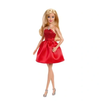 Bild av Barbie F. 80 årsjubileum Rubinröd docka
