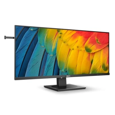 Bild av Philips 40B1U5600 40 tums WQHD skärm, adaptiv sync, högtalare, höjdjusterbar, HDR400 (3440x1440, 100 Hz, HDMI, DisplayPort, USB C, hubb) svart