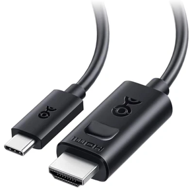 Bild av Cable Matters USB C till HDMI 2.1 kabel 3m, stöd för 4K@240Hz och 8K@60Hz, HDR Thunderbolt 4, 5, 4 Kompatibel med MacBook Pro, XPS, ThinkPad Max upplösning på macOS är 4K 60Hz