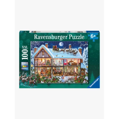 Bild av Ravensburger Pussel Jul Hemma, 100 Biar