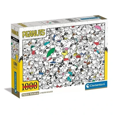 Bild av Clementoni 39804 Pussel Peanuts 1000 Bitar, 14 99 år, För Vuxna