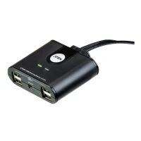Bild av ATEN US224 manuell USB 2.0 switch, 2 datorer till 4 enheter, 4xUSB Typ A ho, 2xUSB ha, 1xMini B 1,8m, svart
