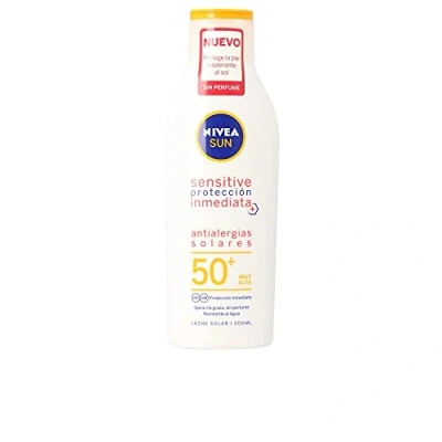 Bild av Nivea, Sun Antialergias Solares Sensitive Spf50+ Leche 200 Ml, Solkroppsmjölk, Mångfärgad, U, Unisex Vuxen