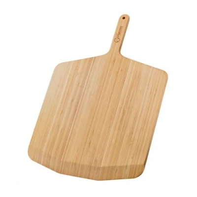 Bild av Kock Pomodoro 41 cm bambu pizzapanna, trä pizzaskapa (16 tum), pizzapaddel, med handtag, pizzaugn tillbehör, pizzaspatel, gourmet pizzaspel