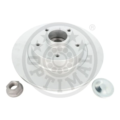 Bild av OPTIMAL 702976BS7 Disque de frein 274, 274 11 5/5 plein revêtu avec roulement roues intégré, capteur ABS intégré RENAULT: GRAND SCENIC 3