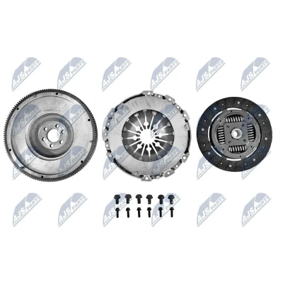 Bild av NTY NZS VW 005 kit d&#039;embrayage sans butée hydraulique, avec mécanisme volant moteur, de vis, disque