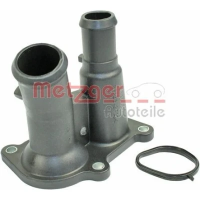 Bild av METZGER 4010087 Bride Thermostat avec joint d&#039;étanchéite FORD: Focus Mk1 3/5 portes, FIESTA 4, Break