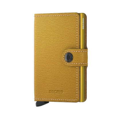 Bild av Secrid Miniwallet Crisple Ochre Gratis gravyr