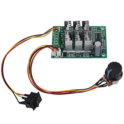 Bild av motorvarvtalsregulator, DC 5 V36 V 15 A, 3 fas borstlös CW CCW omvänd brytare, trefas sensorlös regulator, motor speed controller