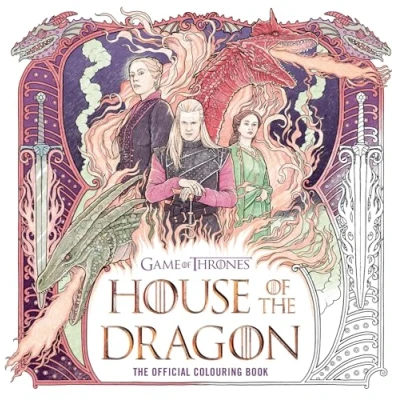 Bild av House OF The Dragon: Official Colouring Book: perfect gift for GAME THRONES fans