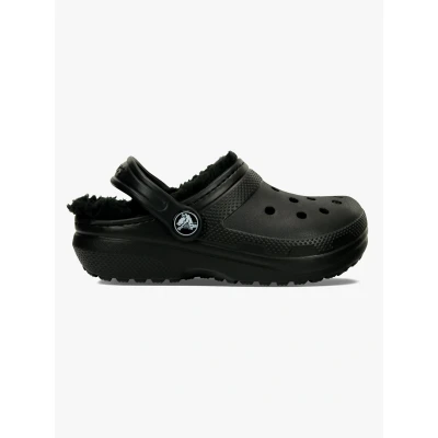 Bild av Crocs Classic Fodrade Tofflor, Svart, 29 30