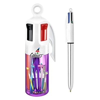 Bild av BIC 962612 Kulspetspennor i 4 Färger, Paket med 6