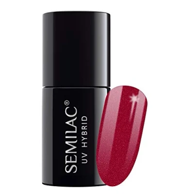 Bild av Semilac Halvpermanent nagellack 070 Pearl Red 7 ml