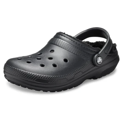 Bild av Crocs Classic Lined Clog unisex vuxen , Black/Black, 33/34 EU