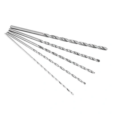 Bild av 5 Stycken HSS Borrset Träborr Set Långt Metall Rak Skaft Spiralborr Verktyg 150 Mm 160