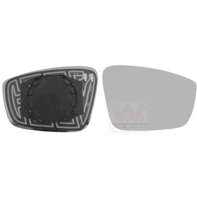 Bild av VAN WEZEL 7617838 Miroir De Rétroviseur droit SKODA: Fabia III 5 portes, Break, Rapid 3/5 SEAT: Toledo 4