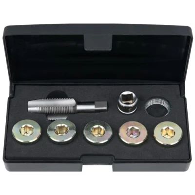 Bild av KS Tools 150.4940 Oljeavtappningspluggar gängareparationssats, 12 delars M20 x 1,5