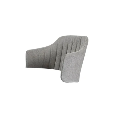 Bild av Cane line Choice Chair Cushion Indoor Kuddar för utomhusbruk Back Light Grey, Essence W50 x D46 H3 cm