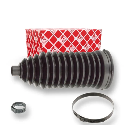Bild av FEBI BILSTEIN 102069 Jeu de joints soufflets, direction Thermoplastique Essieu avant gauche, droit avec colliers