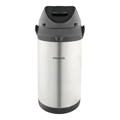 Bild av Pioneer Flaskor rostfritt stål Airpot varmt kallt vatten te kaffe dispenser konferens evenemang plunta, 4 liter