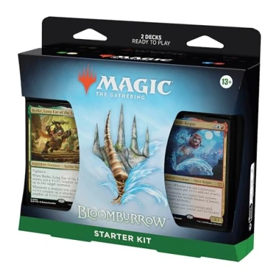 Bild av Magic: The Gathering Bloomburrow startpaket Lär dig spela Magic med 2 kortlekar tema Samlarkortspel för spelare åldrarna 13 år och uppåt (English Version)
