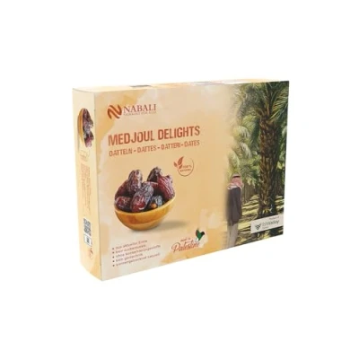 Bild av NABALI Rättskost Medjool Medjoul dadlar Delight premiumkvalitet I 100 % naturligt aromatiskt fräsch &amp; vegansk utan konserveringsmedel, honungssöt och karamell (5 kg (1 pack))