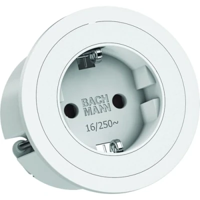 Bild av PIX 1 x Schuko 2, 0 m AEH RAL9010 Bachmann 926.301