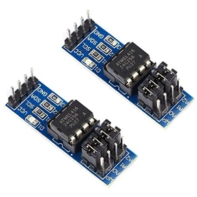 Bild av TECNOIOT x2pc AT24C256 I2C gränssnitt EEPROM minnesmodul