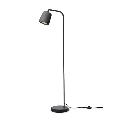 Bild av New Works golvlampa Material, mörkgrå, betong, höjd 125 cm