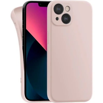 Bild av MyGadget fodral för iPhone 13 Mini ultratunt TPU mjukt gummi och reptåligt skal flexibelt silikon matt rosa
