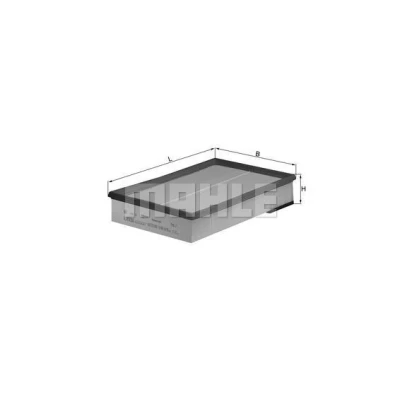 Bild av MAHLE ORIGINAL LX 938 Filtre à air 62,0 216 328,0 Cartouche filtrante VOLVO: S60 I, V70 2, XC70 I Cross Country