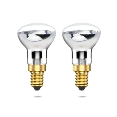 Bild av DoRight R39 E14 reflektorlampor, lavalampa 25 W 240 V varmvit reflektorlampa 2400 2600K för hängande armaturer sovrum (2 st)