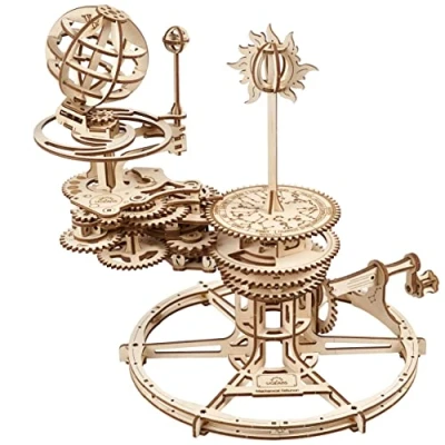 Bild av UGEARS Puzzle 3D mécanique Tellurion Kit de modèle système solaire planétarium à monter soi même