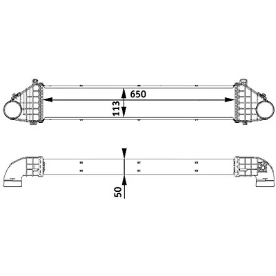 Bild av Laddluftkylare Mahle CI 139 000P