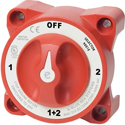Bild av Blue Sea Systems 9001E batteri SELECTOR 4 vägs