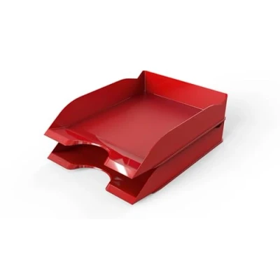 Bild av Durable Brevfack BASIC A4, röd, förvaringsfack stapelbar, 6 stycken, 1701674080