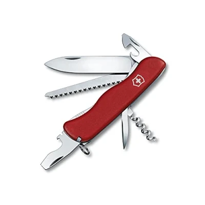 Bild av Victorinox, Schweizer Taschenmesser, Forester, Multitool, 12 Funktionen, Klinge, gross, Dosenöffner, Schraubendreher 3 mm, Feststellklinge