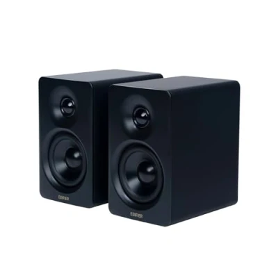 Bild av Edifier M60 Multimediahögtalare, Bluetooth 5.3, 66 W RMS, Hi Res Audio &amp; Wireless Audio, LDAC, 3&quot; Mid Bass 1&quot; Tweeter, USB C och Aux ingångar, kompakt stationär högtalare svart
